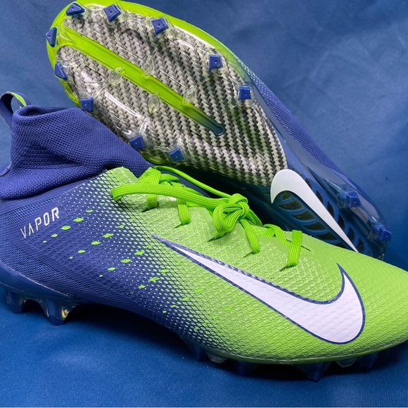 Nike Vapor Untouchable Pro 3 Cleats Seahawks Green Navy (AO3021-400) Men Size 13 main image 7